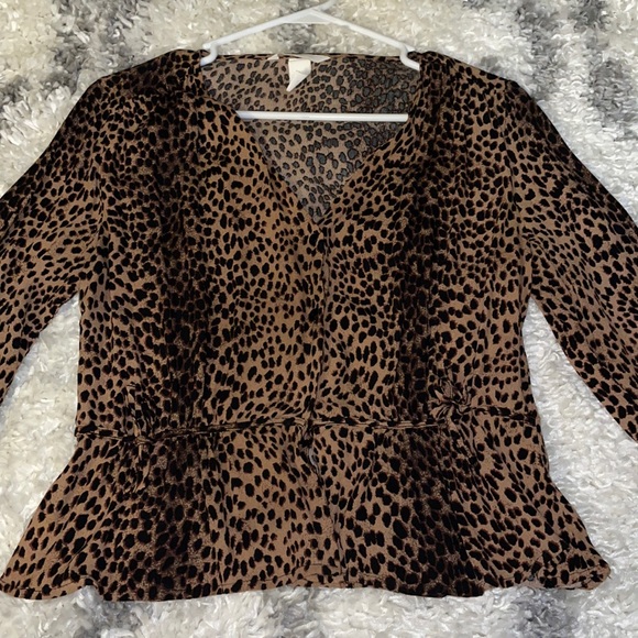 Leopard print blouse - Picture 1 of 4